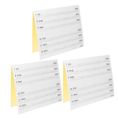 TEHAUX 3 Blatt Kalender Aufkleber Selbstklebend Monatsübersicht Klebeetiketten Planer Register für Notizbücher und Journale Ganzjährige Jahresübersicht Einer Seite TEHAUX 3 Blatt Kalender Aufkleber Selbstklebend Monatsübersicht Klebeetiketten Planer Register für Notizbücher und Journale Ganzjährige Jahresübersicht Einer Seite von TEHAUX