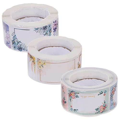 TEHAUX 3 Rollen Leere Lebensmitteletiketten Aufkleber-etiketten Klebeetiketten Beschreibbare Etikettenaufkleber Namensetiketten Klebrig Für Essen Aufkleber Aus Beschichtetem Papier TEHAUX 3 Rollen Leere Lebensmitteletiketten Aufkleber-etiketten Klebeetiketten Beschreibbare Etikettenaufkleber Namensetiketten Klebrig Für Essen Aufkleber Aus Beschichtetem Papier von TEHAUX