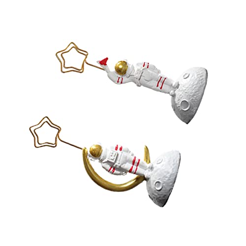TEHAUX 3 Sätze Astronaut Foto Halter Schreibtisch Memohalter Memo-clip Karteninhaber Weiß Harz 2 Stücke * 3 TEHAUX 3 Sätze Astronaut Foto Halter Schreibtisch Memohalter Memo-clip Karteninhaber Weiß Harz 2 Stücke * 3 von TEHAUX