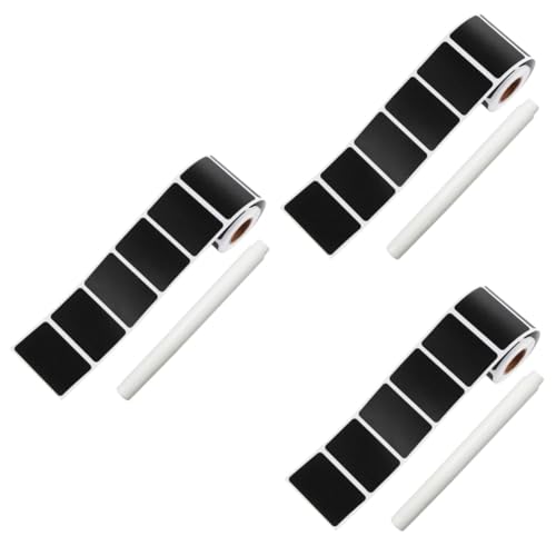 TEHAUX 3 Sätze Aufkleber Für Behälter Tafel Abnehmbare Aufkleber Klebetiketten Geburtstagsmitgebsl Stickers Etikettenrolle Sticker Aufkleber Gewürz Etikett Beschriftet Black 150 Stück * 3 TEHAUX 3 Sätze Aufkleber Für Behälter Tafel Abnehmbare Aufkleber Klebetiketten Geburtstagsmitgebsl Stickers Etikettenrolle Sticker Aufkleber Gewürz Etikett Beschriftet Black 150 Stück * 3 von TEHAUX