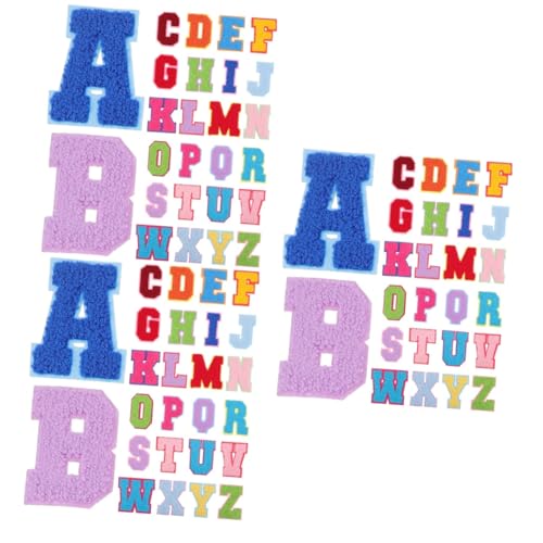 TEHAUX 3 Sätze Buchstaben-stoffetikett Flecken Tuch Flicken Für Kleidung Kunsthandwerk Lustig Nähen Brief Gestickte Bügelspitzen Applikationen Gestickter Buchstabenaufnäher 26 Stücke * 3 TEHAUX 3 Sätze Buchstaben-stoffetikett Flecken Tuch Flicken Für Kleidung Kunsthandwerk Lustig Nähen Brief Gestickte Bügelspitzen Applikationen Gestickter Buchstabenaufnäher 26 Stücke * 3 von TEHAUX