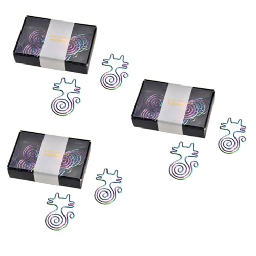TEHAUX 3 Sätze Büroklammern Katzenform Lesezeichen Clips Klauenklammern Krankenschwesterpapierklammer Süßes Briefpapier Lesezeichenclip Aus Metall Geschenkbindemittel 8 Stücke * 3 TEHAUX 3 Sätze Büroklammern Katzenform Lesezeichen Clips Klauenklammern Krankenschwesterpapierklammer Süßes Briefpapier Lesezeichenclip Aus Metall Geschenkbindemittel 8 Stücke * 3 von TEHAUX