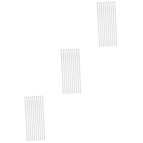 TEHAUX 3 Sätze Edelstahlarmbandmaterial Armbandrohlinge Bausatz Zubehör Armreif Anti-rost-armbandstreifen Offener Armbandstreifen Stabiler Diy-armbandstreifen Silber 10 Stück * 3 von TEHAUX