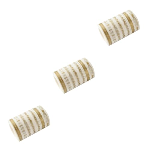 TEHAUX 3 Sätze Fotoalbum Aufkleber Für Scrapbooking Doppelseitiges Klebeband Aufkleber Ästhetisch Buchalbum Klebeband Papierklebeband Selber Machen Golden 7 Stücke * 3 TEHAUX 3 Sätze Fotoalbum Aufkleber Für Scrapbooking Doppelseitiges Klebeband Aufkleber Ästhetisch Buchalbum Klebeband Papierklebeband Selber Machen Golden 7 Stücke * 3 von TEHAUX