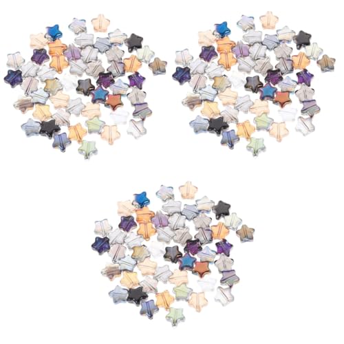 TEHAUX 3 Sätze Glaskristall Pentagramm Perlenarmband Geformte Perlen Anhänger Perlenanhänger Sternperlen Für Armbänder Bügelperlen Tonperlen Perlen Für Schmuck 100 Stück * 3 TEHAUX 3 Sätze Glaskristall Pentagramm Perlenarmband Geformte Perlen Anhänger Perlenanhänger Sternperlen Für Armbänder Bügelperlen Tonperlen Perlen Für Schmuck 100 Stück * 3 von TEHAUX