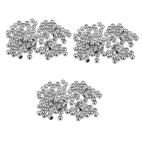 TEHAUX 3 Sätze Halskette Perlen Edelstahlkügelchen Bracelet Beads Edelstahlperlen Reize Freundschaftsarmbänder Diy-perlen Diy Bastelperle Rostfreier Stahl Silver 100 Stück * 3 TEHAUX 3 Sätze Halskette Perlen Edelstahlkügelchen Bracelet Beads Edelstahlperlen Reize Freundschaftsarmbänder Diy-perlen Diy Bastelperle Rostfreier Stahl Silver 100 Stück * 3 von TEHAUX