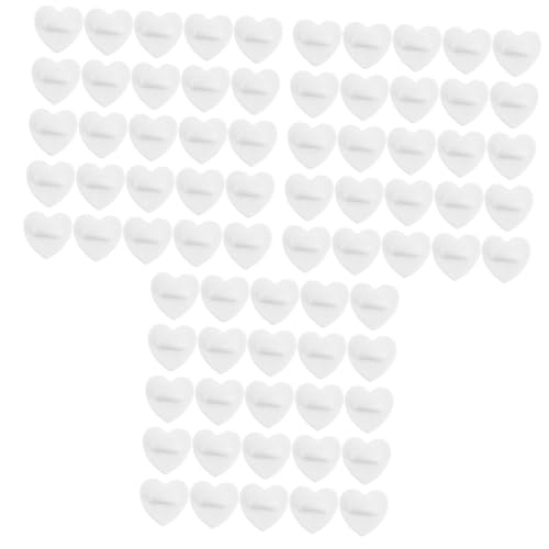 TEHAUX 3 Sätze Herzförmige Brosche Halter Für Stift Stiftkappe Pin Zurück Halten Kupplungsbacken Brosche Diy Werkzeug Praktische Anstecknadeln Gummi Weiß 100 Stück * 3 TEHAUX 3 Sätze Herzförmige Brosche Halter Für Stift Stiftkappe Pin Zurück Halten Kupplungsbacken Brosche Diy Werkzeug Praktische Anstecknadeln Gummi Weiß 100 Stück * 3 von TEHAUX