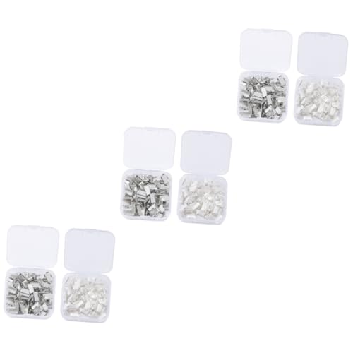 TEHAUX 3 Sätze Klemmseilklemme Klemmen Crimp-enden Mit Kabel Crimpen Kordelende Schnur Endet Verschlüsse Ergebnisse Schmuck Stecker Crimpschnurende Umschlagen Eisen 100 Stück * 3 TEHAUX 3 Sätze Klemmseilklemme Klemmen Crimp-enden Mit Kabel Crimpen Kordelende Schnur Endet Verschlüsse Ergebnisse Schmuck Stecker Crimpschnurende Umschlagen Eisen 100 Stück * 3 von TEHAUX