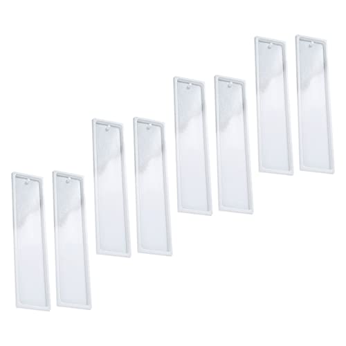 TEHAUX 3 Sätze Lesezeichenform Kollege Buchzeichenform Lesezeichen-hersteller Diy Handwerk Epoxid Lesezeichen Handwerker Silikonformen Für Epoxidharz Kieselgel Transparent 8 Stücke * 3 von TEHAUX