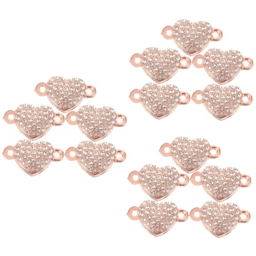 TEHAUX 3 Sätze Magnetschnallen Ringperlen Schmuck Halskettenbausatz Halskettentrenner Verschlüsse Für Ketten Halskettenverschluss Armbänder Kette Für Halsketten Verschlüsse 5 Stücke * 3 von TEHAUX