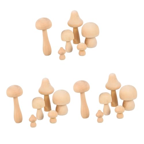 TEHAUX 3 Sätze Pilzspielzeug Aus Holz Kleiner Pilz Pilze Kinderspielzeug Unfertiger Pilz Malen Mini Bastelset Basteln Für Bildungsspielzeug Malspielzeug Aus Holz 6 Stück * 3 TEHAUX 3 Sätze Pilzspielzeug Aus Holz Kleiner Pilz Pilze Kinderspielzeug Unfertiger Pilz Malen Mini Bastelset Basteln Für Bildungsspielzeug Malspielzeug Aus Holz 6 Stück * 3 von TEHAUX