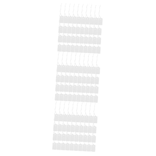 TEHAUX 3 Sätze Preisschild Tag Leer Name Bunt Klein Einzelhandelsetikett Anhänger Zum Aufhängen Von Schmuck Schmuckanhänger Zum Verkauf Papier Weiß 200 Stück * 3 von TEHAUX