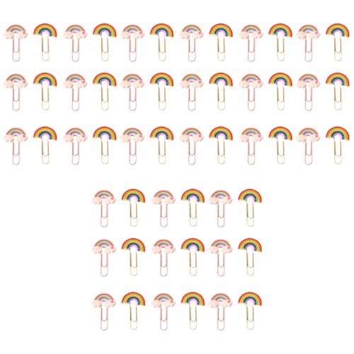 TEHAUX 3 Sätze Regenbogen-büroklammer Papierclips Bunt Geformt Sortiert Büroklammern in Verschiedenen Größen Pastell Büroklammern Farbig Büroklammern Klein Papierklammern Pvc 20 Stück * 3 TEHAUX 3 Sätze Regenbogen-büroklammer Papierclips Bunt Geformt Sortiert Büroklammern in Verschiedenen Größen Pastell Büroklammern Farbig Büroklammern Klein Papierklammern Pvc 20 Stück * 3 von TEHAUX
