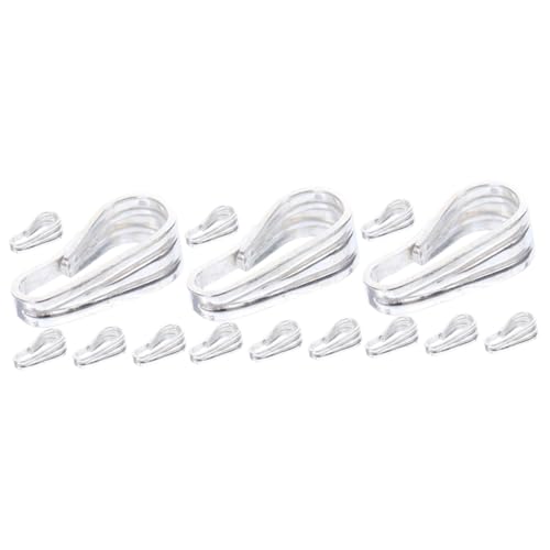 TEHAUX 3 Sätze Schnallenzubehör Anhänger Makramee Kordel Quetschperlen Halsketten Ringe Halskette Kettenverschluss Halskette Armband Charms Schlüssel Creolen Golddraht 5 Stück * 3 TEHAUX 3 Sätze Schnallenzubehör Anhänger Makramee Kordel Quetschperlen Halsketten Ringe Halskette Kettenverschluss Halskette Armband Charms Schlüssel Creolen Golddraht 5 Stück * 3 von TEHAUX