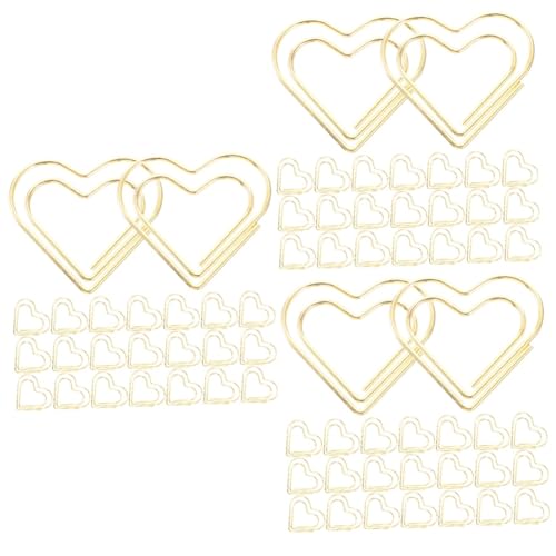 TEHAUX 3 Sätze Scrapbook Scheckheft Weichnachtsgeschke Weihnachstsgeschenk Office-dokumentenklammern Büroklammer Dokumentenklammern Aus Metall Dekorative Papierklamme Golden 100 Stück * 3 TEHAUX 3 Sätze Scrapbook Scheckheft Weichnachtsgeschke Weihnachstsgeschenk Office-dokumentenklammern Büroklammer Dokumentenklammern Aus Metall Dekorative Papierklamme Golden 100 Stück * 3 von TEHAUX