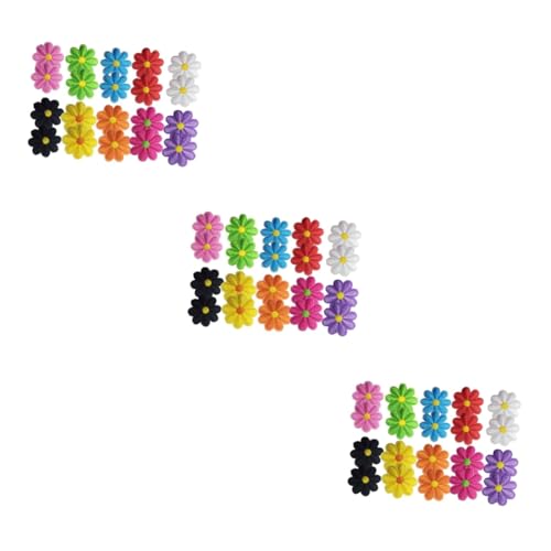 TEHAUX 3 Sätze Sonnenblumen-klebepflaster Gestickte Aufnäher Patch Stoffaufkleber Flecken Rucksack Flicken Für Kleidung Bügeldekor Sonnenblumen Stickerei Sonnenblumen Jacke 20 Stück * 3 von TEHAUX