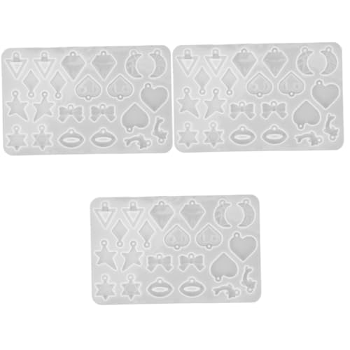 TEHAUX 3 Stück DIY Ohrring Anhänger Silikonform Blatt Liebe Mond Kreuz Ohrring Klebeform schmuckherstellung schmuck werkzeug Buchstabenformen Ringform Schmuckformen für Epoxidharz Weiß TEHAUX 3 Stück DIY Ohrring Anhänger Silikonform Blatt Liebe Mond Kreuz Ohrring Klebeform schmuckherstellung schmuck werkzeug Buchstabenformen Ringform Schmuckformen für Epoxidharz Weiß von TEHAUX