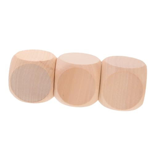 TEHAUX 3 Stück Große Blanko Holzwürfel zum Bemalen und Basteln Natürliche Unbehandelte Holzwürfel für DIY Spiele Kunstprojekte und Partydekoration TEHAUX 3 Stück Große Blanko Holzwürfel zum Bemalen und Basteln Natürliche Unbehandelte Holzwürfel für DIY Spiele Kunstprojekte und Partydekoration von TEHAUX