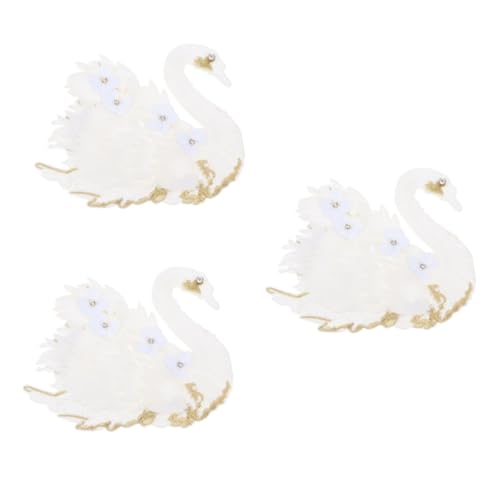 TEHAUX 3 Stück Großer Weißer Schwan Stickerei Applique Patch Bestickter Blumenflicken zum Aufnähen Langlebiges DIY Stoffaufnäher Zubehör für Kleidung Hüte Taschen und Handwerksprojekte TEHAUX 3 Stück Großer Weißer Schwan Stickerei Applique Patch Bestickter Blumenflicken zum Aufnähen Langlebiges DIY Stoffaufnäher Zubehör für Kleidung Hüte Taschen und Handwerksprojekte von TEHAUX