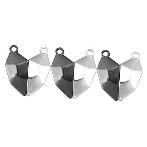 TEHAUX 3 Stück Herz-magnet-anhänger Schließe Herstellung Halskette Verschlüsse Silber Pärchen Armband Schmuckzubehör Machen Magnetischer Diy-verschluss Herz Magnetverschluss Legierung TEHAUX 3 Stück Herz-magnet-anhänger Schließe Herstellung Halskette Verschlüsse Silber Pärchen Armband Schmuckzubehör Machen Magnetischer Diy-verschluss Herz Magnetverschluss Legierung von TEHAUX