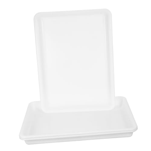 TEHAUX 3 Stück Teiliges Aquarell Tragbares Leicht zu Reinigendes Kunststoff Mischpalette Tablett für Künstler Inspirierendes Malen Bastelprojekte und Outdoor Painting von TEHAUX