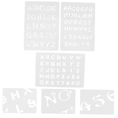 TEHAUX 3 Stück Teiliges Englische Buchstaben Schablonen aus Dünnem Material für Präzises Malen und DIY Kunsthandwerk Klare Muster Vielseitig für Oberflächen Sprühtechnik Festliche TEHAUX 3 Stück Teiliges Englische Buchstaben Schablonen aus Dünnem Material für Präzises Malen und DIY Kunsthandwerk Klare Muster Vielseitig für Oberflächen Sprühtechnik Festliche von TEHAUX