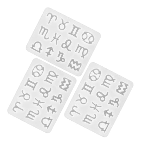 TEHAUX 3 Stück Teiliges Silikon Charm Mold für DIY Schlüsselanhänger Flexible Gießform mit Feinen Details Langlebig und Praktisch für Handwerk und Schmuckherstellung TEHAUX 3 Stück Teiliges Silikon Charm Mold für DIY Schlüsselanhänger Flexible Gießform mit Feinen Details Langlebig und Praktisch für Handwerk und Schmuckherstellung von TEHAUX
