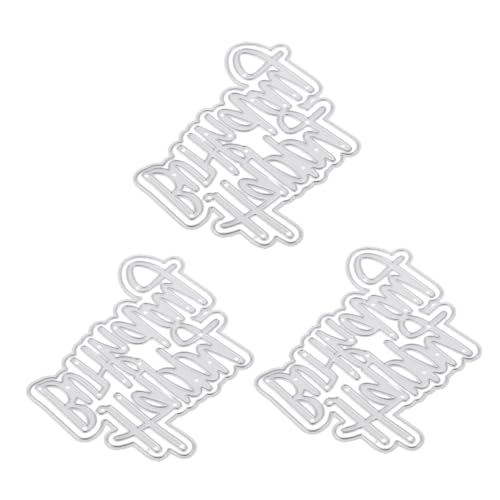 TEHAUX 3 Stück Teiliges Stanzformen aus Carbonstahl für Kartengestaltung Präzise Schneide und Prägewerkzeuge Vielseitige DIY Schablonen für Scrapbooking Geburtstagsmotive Langlebig und TEHAUX 3 Stück Teiliges Stanzformen aus Carbonstahl für Kartengestaltung Präzise Schneide und Prägewerkzeuge Vielseitige DIY Schablonen für Scrapbooking Geburtstagsmotive Langlebig und von TEHAUX