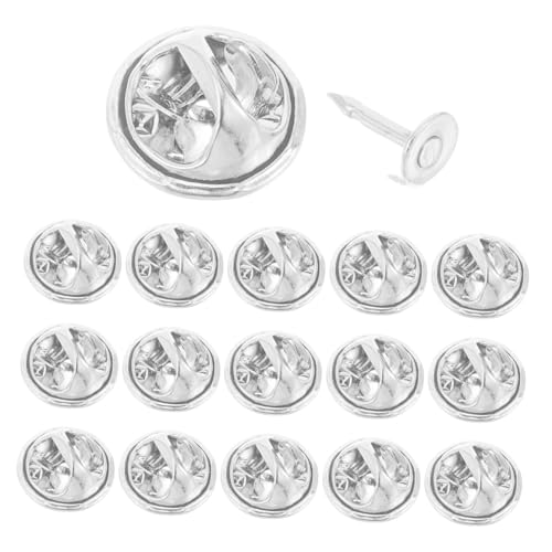 TEHAUX 30 Sätze Metall Butterfly Clutch Pin Backs Broschennadeln Sicherer Verschluss für DIY Schmuck Anstecker Abzeichen Lapel Pin Back Silberfarbene Nadeln für Bastelarbeiten TEHAUX 30 Sätze Metall Butterfly Clutch Pin Backs Broschennadeln Sicherer Verschluss für DIY Schmuck Anstecker Abzeichen Lapel Pin Back Silberfarbene Nadeln für Bastelarbeiten von TEHAUX