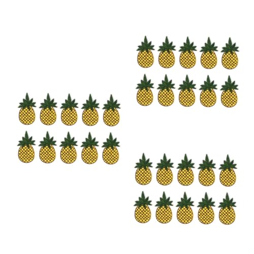 TEHAUX 30 Stck. Diy Teiliges Set Cartoon Hawaii Ananas Stickerei Patches Aufbügelbare Applikationen für Kleidung Rucksäcke und Taschen für Kreative Bastelprojekte TEHAUX 30 Stck. Diy Teiliges Set Cartoon Hawaii Ananas Stickerei Patches Aufbügelbare Applikationen für Kleidung Rucksäcke und Taschen für Kreative Bastelprojekte von TEHAUX
