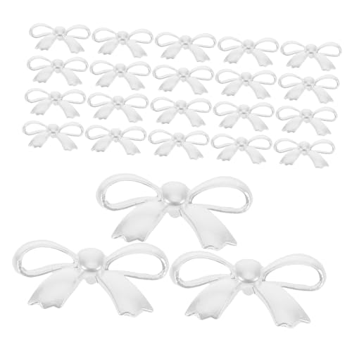 TEHAUX 30 Stück Abs Kunststoff Perlen Schleifen Flatback Charms für DIY Basteln Haaraccessoires Scrapbooking Foto Rahmen Dekorationen von TEHAUX
