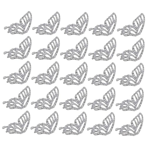 TEHAUX 30 Stück Glitzer Patches Aufnäher für DIY Projekte Dekoration für Kleidung Schuhe Handarbeiten Einfach Anzubringen für Gestaltung von TEHAUX