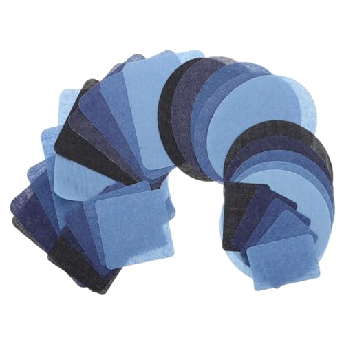 TEHAUX 30 Stück Teiliges Denim Nähflicken zum Aufnähen und Aufbügeln Vielseitige Jeans Patches für Jacken Hosen Kleider Praktische Stoffreparatur und Kleidungsdekoration TEHAUX 30 Stück Teiliges Denim Nähflicken zum Aufnähen und Aufbügeln Vielseitige Jeans Patches für Jacken Hosen Kleider Praktische Stoffreparatur und Kleidungsdekoration von TEHAUX