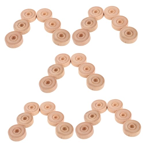 TEHAUX 30 Stück Teiliges Holzräder für DIY Projekte Natürliche Stabile Holzspielzeug Räder mit Loch Unlackierte Oberfläche für Modellautos Basteln und Kreative Holzfahrzeuge TEHAUX 30 Stück Teiliges Holzräder für DIY Projekte Natürliche Stabile Holzspielzeug Räder mit Loch Unlackierte Oberfläche für Modellautos Basteln und Kreative Holzfahrzeuge von TEHAUX