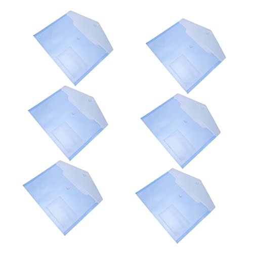 TEHAUX 30 Stück Transparente Aktentasche Dokumentieren Lagerung Mit Taschenordner Dokumentenumschlag-organizer Dokumentenspeicher-organizer Aktenaufbewahrungstaschen Pp Blue TEHAUX 30 Stück Transparente Aktentasche Dokumentieren Lagerung Mit Taschenordner Dokumentenumschlag-organizer Dokumentenspeicher-organizer Aktenaufbewahrungstaschen Pp Blue von TEHAUX