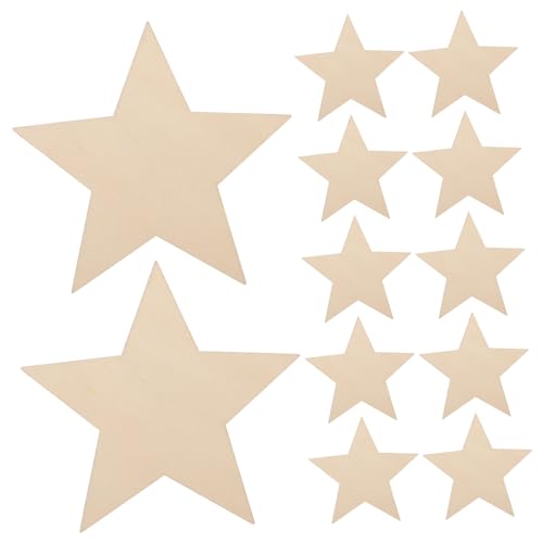 TEHAUX 30 Stück Unlackierte Holzsterne für DIY Bastelprojekte Glatte Holzsterne als Weihnachtsdekoration Malbare Sternformen für Erwachsene Kreative Handwerksideen TEHAUX 30 Stück Unlackierte Holzsterne für DIY Bastelprojekte Glatte Holzsterne als Weihnachtsdekoration Malbare Sternformen für Erwachsene Kreative Handwerksideen von TEHAUX