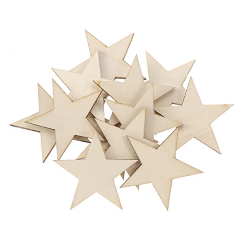 TEHAUX 300 Stück Holz Sterne DIY Bastel Holzstücke für Kreative Dekoration und Sicher für Feste Hochzeiten und Kinderhandwerk TEHAUX 300 Stück Holz Sterne DIY Bastel Holzstücke für Kreative Dekoration und Sicher für Feste Hochzeiten und Kinderhandwerk von TEHAUX