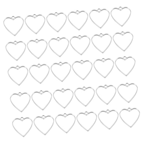 TEHAUX 30pcs DIY Herz Benzrahmen Frames Open Rücken Herz Anhänger Gepresste Blütenschütze Für Schmuck Herstellung Ohrringe Halsketten Armbänder Accessoires Accessoires TEHAUX 30pcs DIY Herz Benzrahmen Frames Open Rücken Herz Anhänger Gepresste Blütenschütze Für Schmuck Herstellung Ohrringe Halsketten Armbänder Accessoires Accessoires von TEHAUX