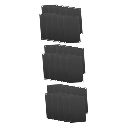TEHAUX 30stücke Leere Gravierbare Aluminium-schildplatten Für Türen Und Für -projekte Stabile Oberfläche Mit Löchern von TEHAUX