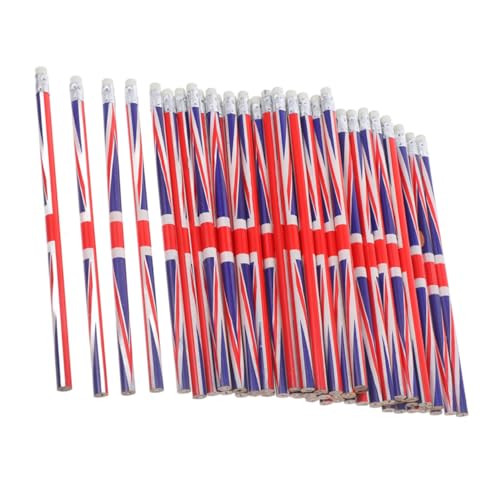 TEHAUX 36 Stück Teiliges Buntstifte für Radiergummi Holzstifte mit Britischer Flagge Einfach zu Spitzen Festliche Schreibwerkzeuge für Schule Büro und Partytüten TEHAUX 36 Stück Teiliges Buntstifte für Radiergummi Holzstifte mit Britischer Flagge Einfach zu Spitzen Festliche Schreibwerkzeuge für Schule Büro und Partytüten von TEHAUX
