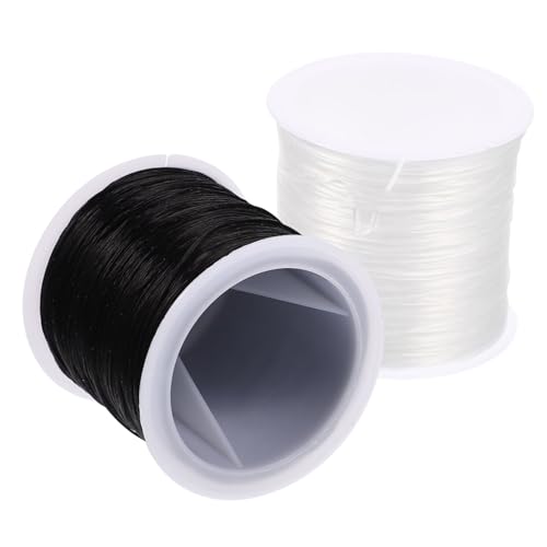 TEHAUX 4 Rollen 0 8 Mm Flache Elastische Kristallperlenschnur Für Die Schmuckherstellung Im Set Mit Armbandschnur TEHAUX 4 Rollen 0 8 Mm Flache Elastische Kristallperlenschnur Für Die Schmuckherstellung Im Set Mit Armbandschnur von TEHAUX
