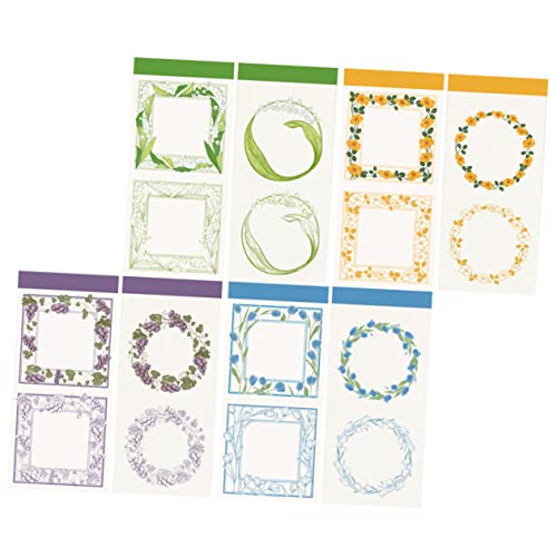 TEHAUX 4 Sätze Briefpapier Notizbuch Journaling-Zubehör Hintergrundpapier für Scrapbooking kreativpapier scrapbook paper Karten zur Papierherstellung dekoratives ästhetisches Papier TEHAUX 4 Sätze Briefpapier Notizbuch Journaling-Zubehör Hintergrundpapier für Scrapbooking kreativpapier scrapbook paper Karten zur Papierherstellung dekoratives ästhetisches Papier von TEHAUX