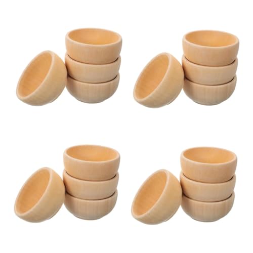 TEHAUX 4 Sätze Diy Holzschalen Set Leere Schalen Hochwertigem Holz Für Kreative Diy Dekoration Langlebig Und Vielseitig Einsetzbar Für Mikrolandschafts Und Bastelprojekte 4 Stück * 4 TEHAUX 4 Sätze Diy Holzschalen Set Leere Schalen Hochwertigem Holz Für Kreative Diy Dekoration Langlebig Und Vielseitig Einsetzbar Für Mikrolandschafts Und Bastelprojekte 4 Stück * 4 von TEHAUX