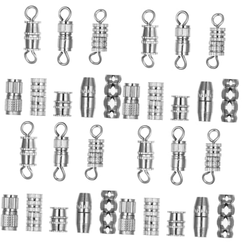 TEHAUX 4 Sätze Messing Schraubverschlüsse Zur Schmuckherstellung 40 Stück Schraubverschluss Für Halsketten Perlenketten Verschlüsse Verbinder Horn Riegelhaken Schnalle 40 Stück * 4 TEHAUX 4 Sätze Messing Schraubverschlüsse Zur Schmuckherstellung 40 Stück Schraubverschluss Für Halsketten Perlenketten Verschlüsse Verbinder Horn Riegelhaken Schnalle 40 Stück * 4 von TEHAUX