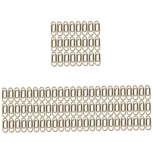 TEHAUX 4 Sätze Mini-büroklammer Aus Metall Büroklammern Für Dokumentenpapier Dokumentclips Schulmaterial Papierklammern Mit Zinken Geformt Schulzeitungsklammern Schulbedarf 100 Stück * 4 TEHAUX 4 Sätze Mini-büroklammer Aus Metall Büroklammern Für Dokumentenpapier Dokumentclips Schulmaterial Papierklammern Mit Zinken Geformt Schulzeitungsklammern Schulbedarf 100 Stück * 4 von TEHAUX