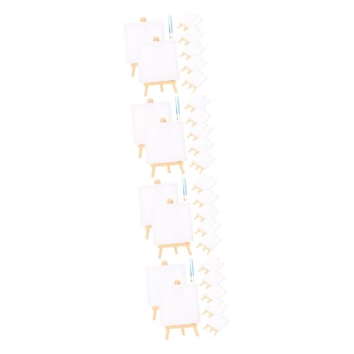TEHAUX 4 Sätze Mini- -set Dekorativ Leinwände Zum Malen Miniatur Bausätze Malerei Kleine Winzig Staffeleien Staffeleiständer Zum Malen Party Malstaffelei Weiß Papier TEHAUX 4 Sätze Mini- -set Dekorativ Leinwände Zum Malen Miniatur Bausätze Malerei Kleine Winzig Staffeleien Staffeleiständer Zum Malen Party Malstaffelei Weiß Papier von TEHAUX
