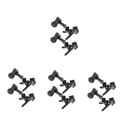 TEHAUX 4 Sätze Stickrahmen Stickzubehör Kunststoffclips Kreuzstich-halterung Bastel Handarbeitszubehör Bausatz Stichrahmen Diy Stickklammern Nähklammern Plastik Black 2 Stück * 4 von TEHAUX