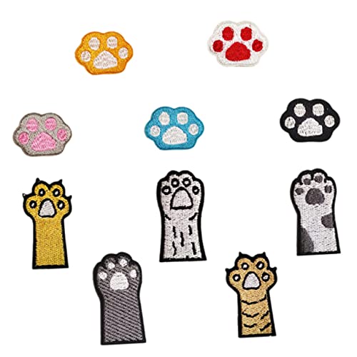TEHAUX 4 Sätze Teiliges Tierpfoten Aufnäher Für Diy Kleidung Bestickte Applikationen Für Hüte Taschen Und Jeans Dekorative Stoffpatches Zum Aufnähen Und Verzieren Hochwertige 10 Stück * 4 TEHAUX 4 Sätze Teiliges Tierpfoten Aufnäher Für Diy Kleidung Bestickte Applikationen Für Hüte Taschen Und Jeans Dekorative Stoffpatches Zum Aufnähen Und Verzieren Hochwertige 10 Stück * 4 von TEHAUX