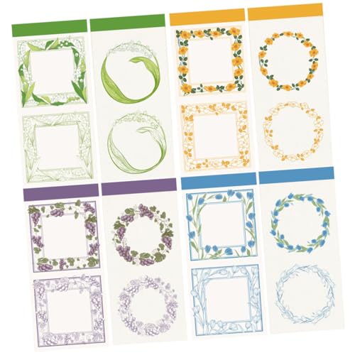 TEHAUX 4 Sätze Vintage Scrapbooking Hintergrundpapier DIY Bastelpapier mit Pflanzenmotiven Vielseitiges Dekopapier für Fotoalben Notizbücher Grußkarten und Journaling Buntes Papier für TEHAUX 4 Sätze Vintage Scrapbooking Hintergrundpapier DIY Bastelpapier mit Pflanzenmotiven Vielseitiges Dekopapier für Fotoalben Notizbücher Grußkarten und Journaling Buntes Papier für von TEHAUX