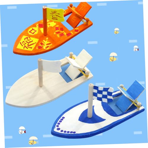 TEHAUX 4 Satz Teiliges DIY Holz Segelboot aus Massivem Einfarbigem Holzmaterial zum Bemalen Stabiles Holzboot Modell mit Kompletter Werkzeugausstattung für Schulprojekt und Kreative TEHAUX 4 Satz Teiliges DIY Holz Segelboot aus Massivem Einfarbigem Holzmaterial zum Bemalen Stabiles Holzboot Modell mit Kompletter Werkzeugausstattung für Schulprojekt und Kreative von TEHAUX